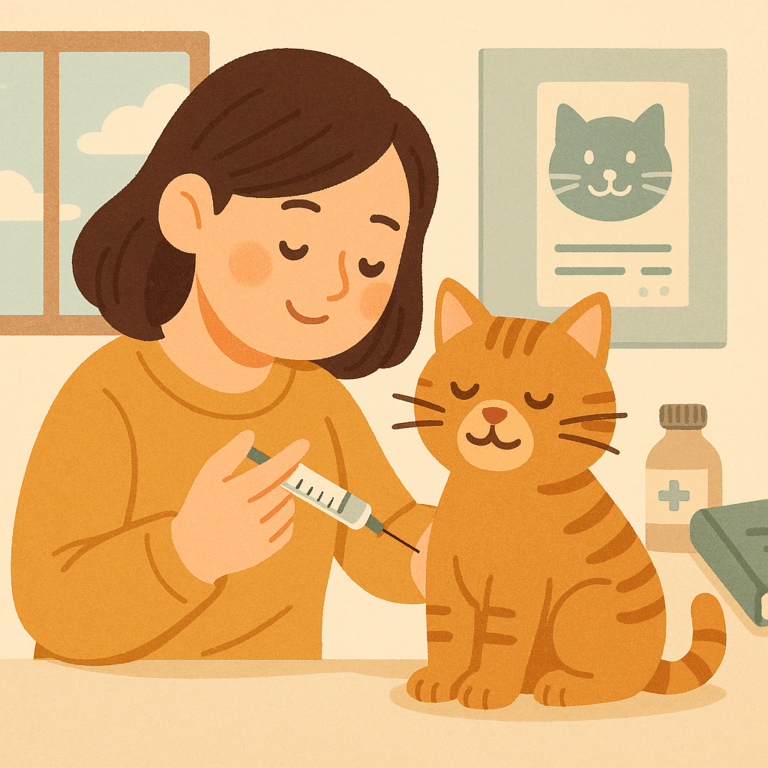 貓咪疫苗插圖